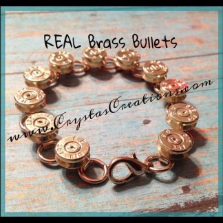 Chic Brass Bullet Bracelet