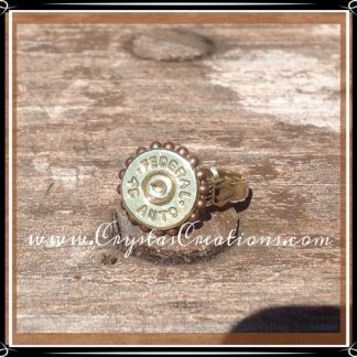 Original Chic Brass Bullet Ring w/TrimOriginal Chic Brass Bullet Ring w/Trim