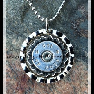 Chic Aluminum/Steel Double Layer Pendant