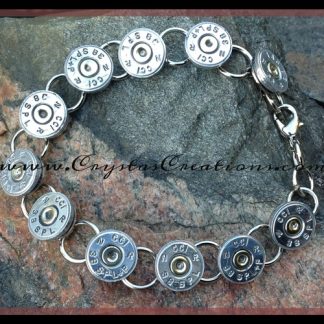Chic Aluminum/Steel Bullet Bracelet