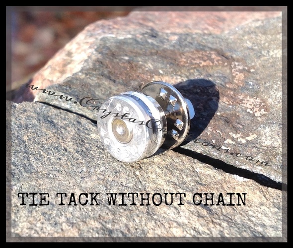 Chic Bullet Tie Tack NO Chain