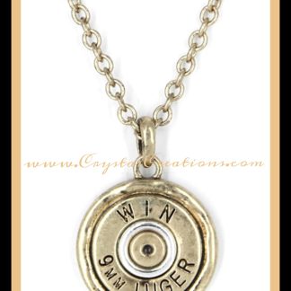 Faux WIN 9mm Luger Necklace GP