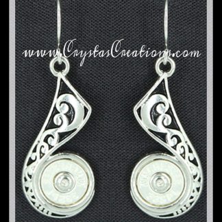 WIN 38SPL Faux Bullet Earrings SP Swirl