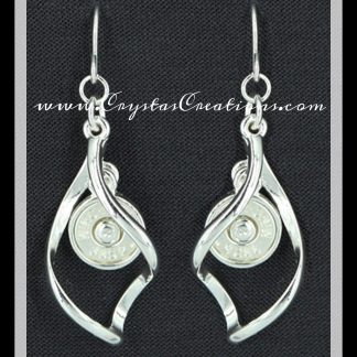 Swirl WIN 38SPL Faux Bullet Earrings SP