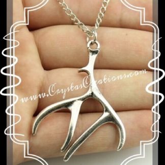 Five Point Deer Antler Necklace SP